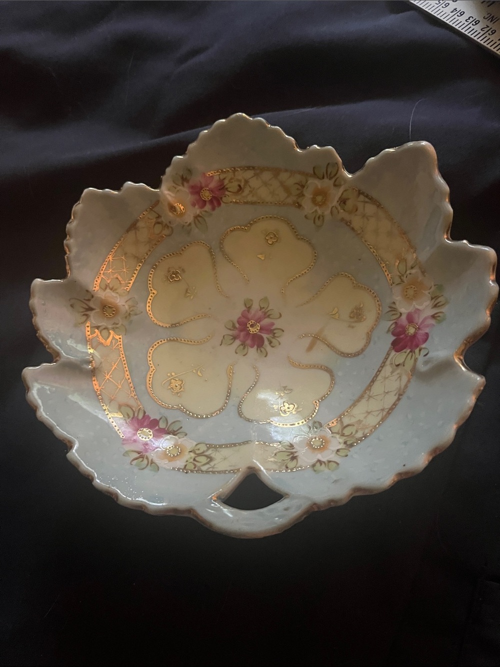 Candy Dish 7 inch Japan hand painted